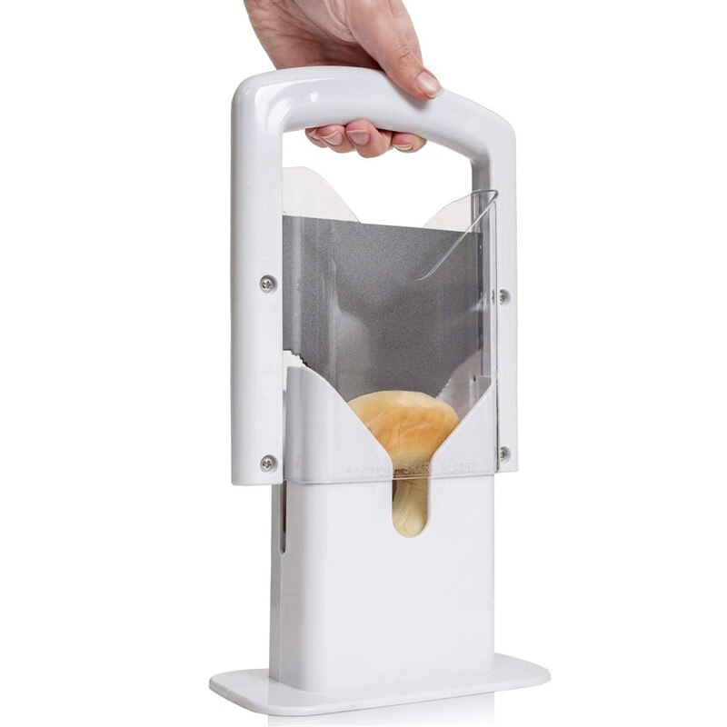 Cortador manual de bagels con soporte protector