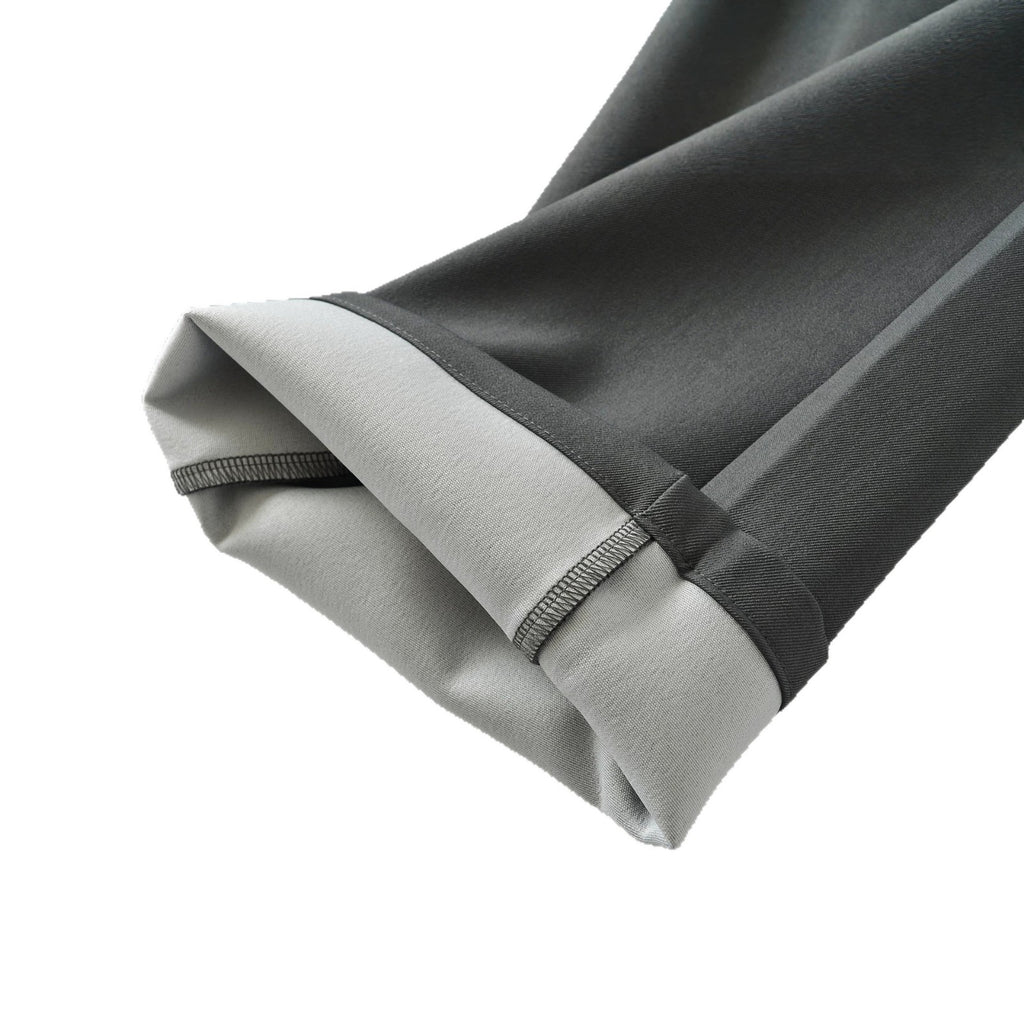 Pantalón de vestir de pierna ancha — largo regular o extendido