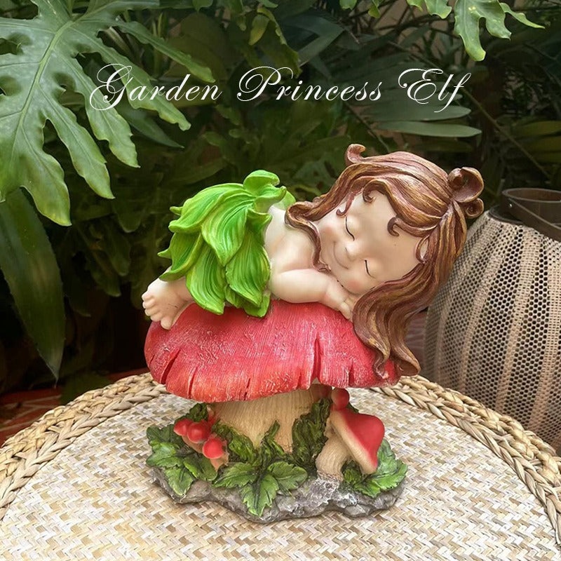 Figura de hada para jardín