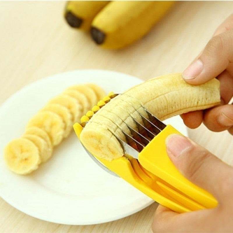 Cortador de plátanos, frutas y salchichas