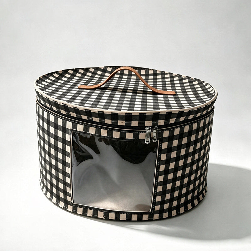 Organizador circular plegable para sombreros de 43 × 26 cm