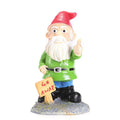 Figura decorativa de anciano de barba blanca para jardín
