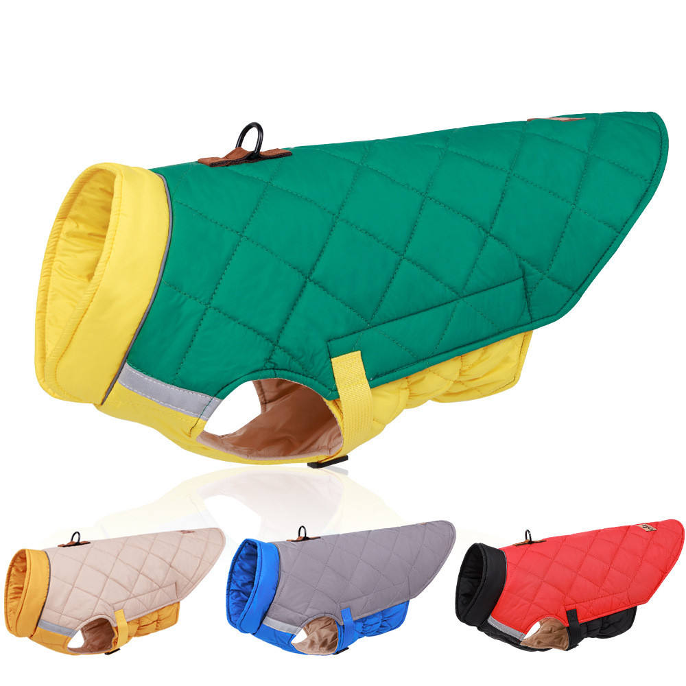 Abrigo acolchado para perros