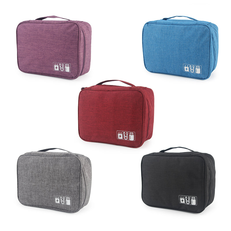 Estuche organizador de cables de 24,5 × 18 × 10 cm