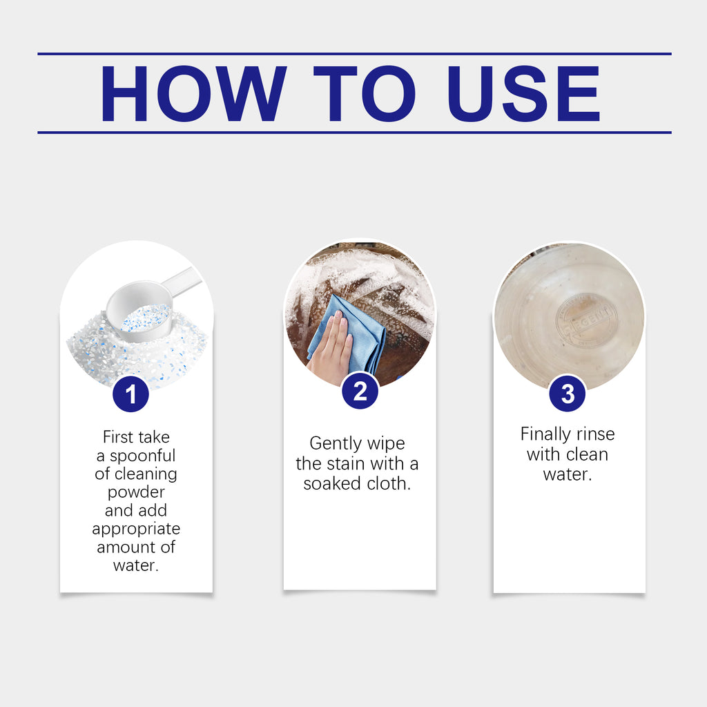 Multi-Purpose Kitchen Cleaning Powder Cleans Cooktop Stains Kitchen Grease Net Cleaner