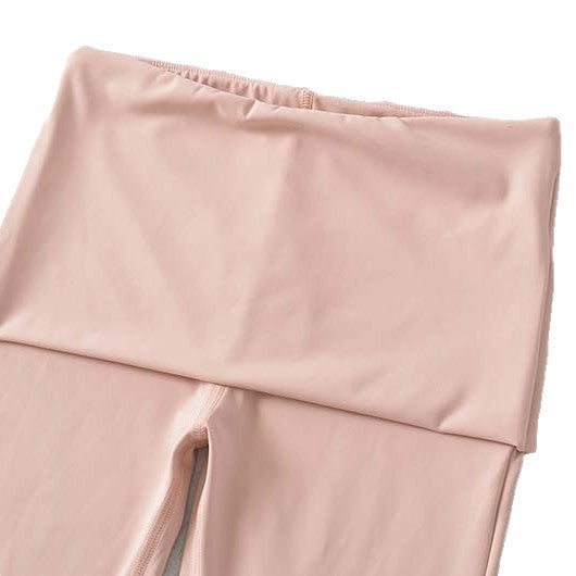 Leggings capri elásticos con abertura lateral