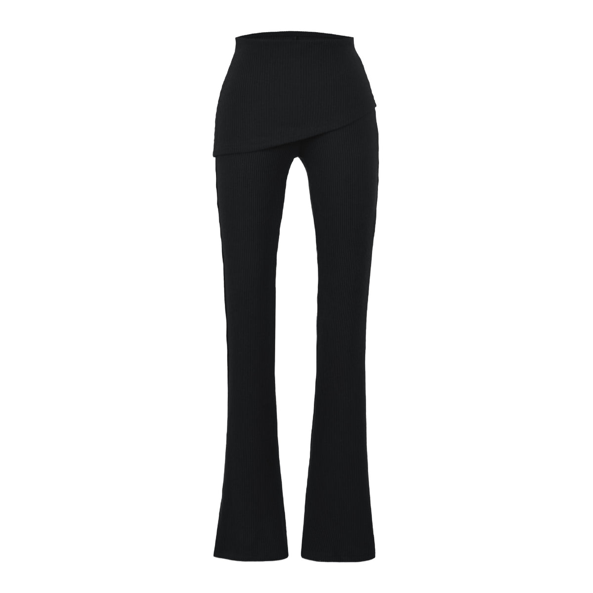 Casual Slim Fit Hooded Long Sleeve Faux Two-Piece Sweatshirt Top with Trendy Pants Set