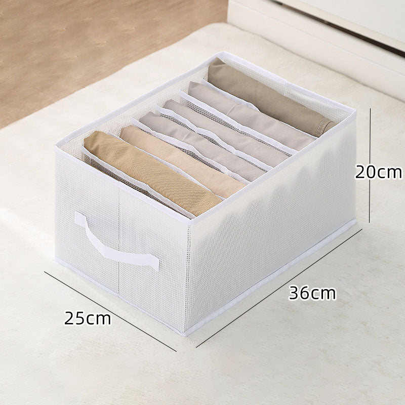 Organizador plegable de ropa con 7, 9 o 12 compartimentos