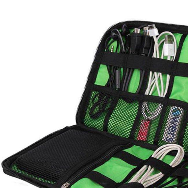 Estuche de viaje para accesorios electrónicos