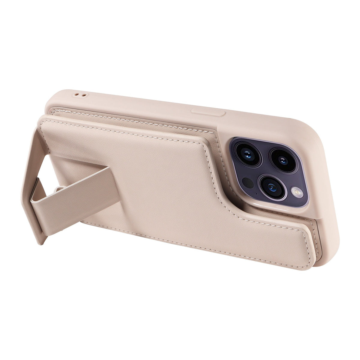 Funda para iPhone con tarjetero tipo acordeón en PU