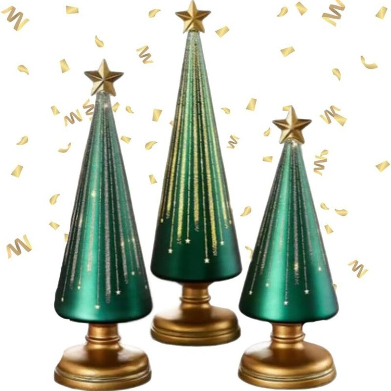 Adorno navideño de resina en varios tamaños
