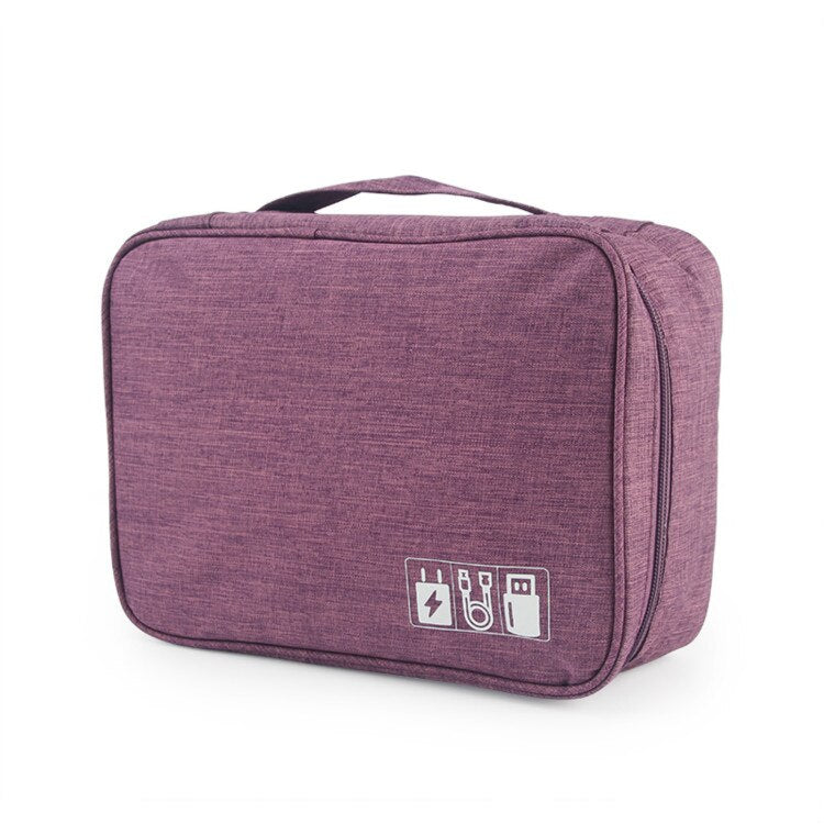 Estuche organizador de cables de 24,5 × 18 × 10 cm