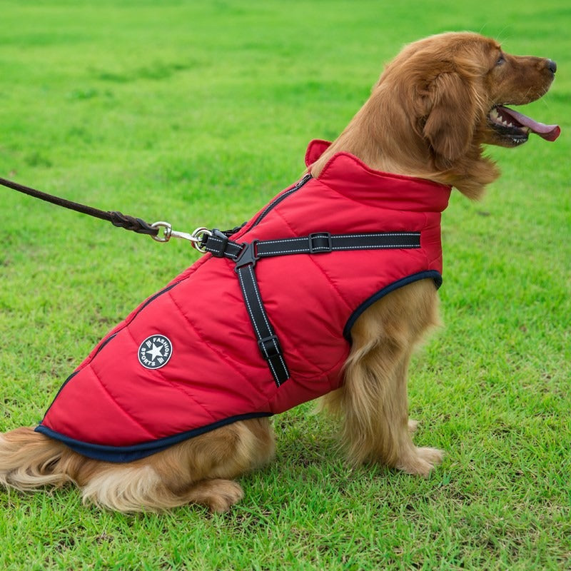 Abrigo de poliéster para perros grandes