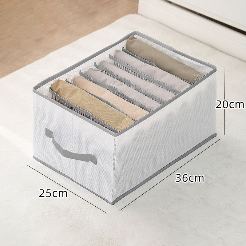 Organizador plegable de ropa con 7, 9 o 12 compartimentos