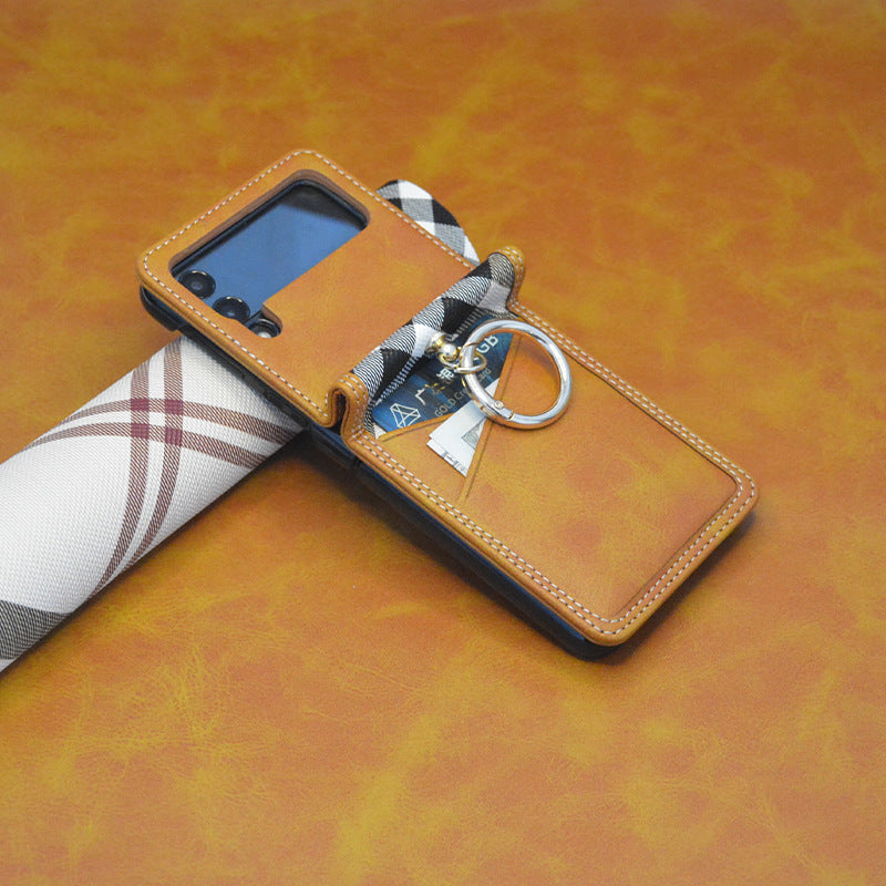 Funda tipo cartera en PU para teléfono plegable