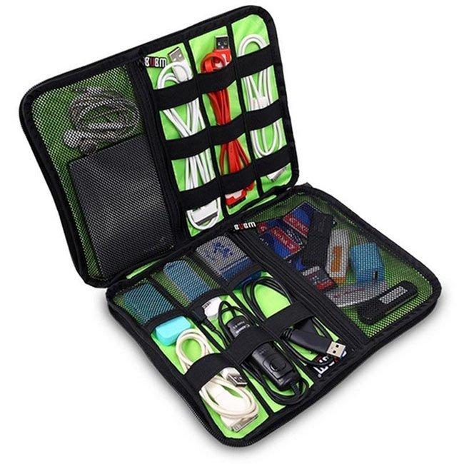 Estuche de viaje para accesorios electrónicos
