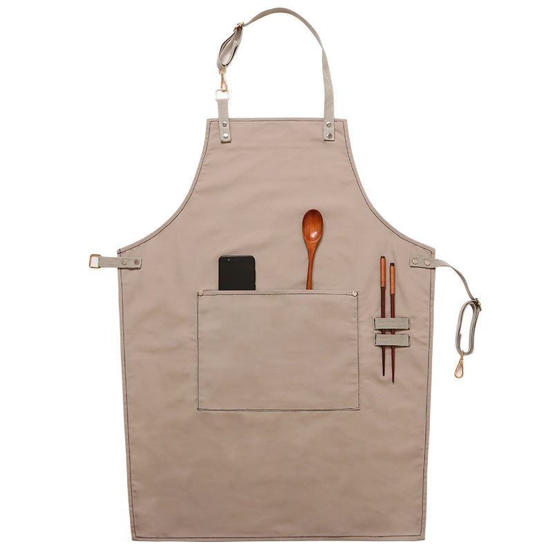 Delantal de cocina sin mangas en tres colores