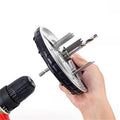 Sierra ajustable para perforaciones con tres cuchillas