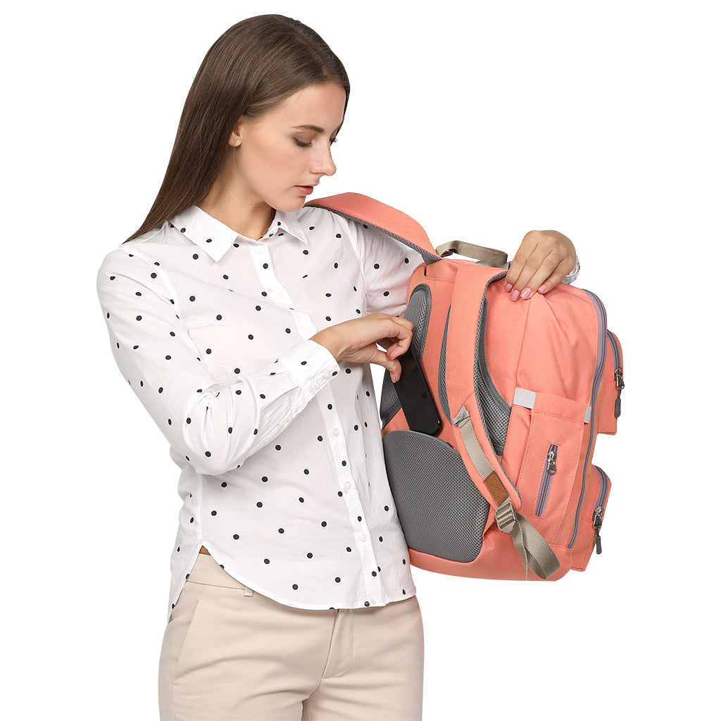 Mochila organizadora para pañales y accesorios