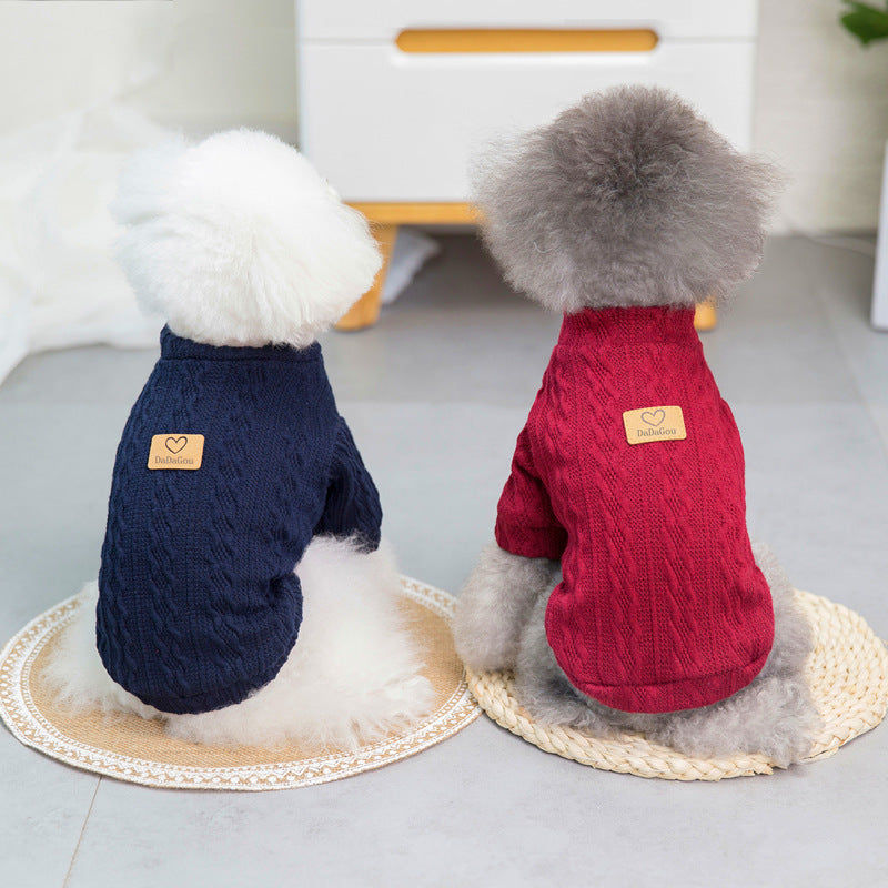 Prenda de punto para perros pequeños