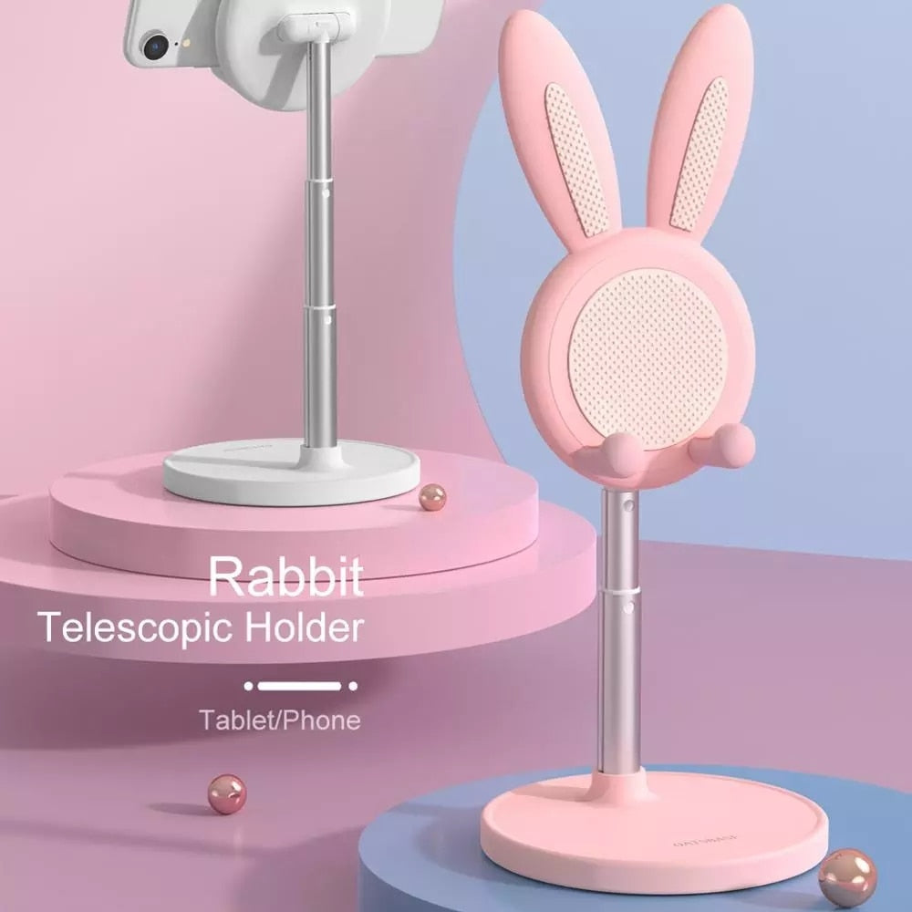 Soporte de sobremesa ajustable para teléfono y tableta