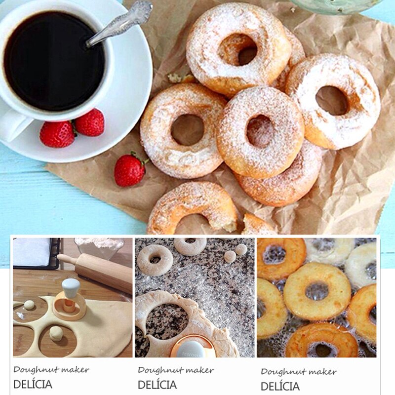 Molde cortador de plástico para donas