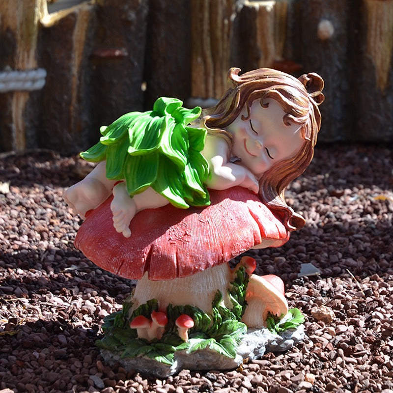 Figura de hada para jardín