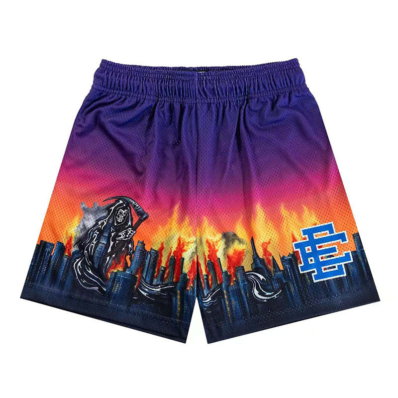 Men's Beach Shorts for Fitness Training and Exercise / Women's Summer Fitness Shorts