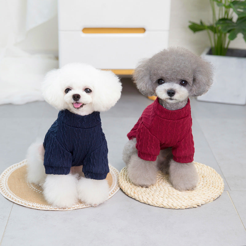 Prenda de punto para perros pequeños