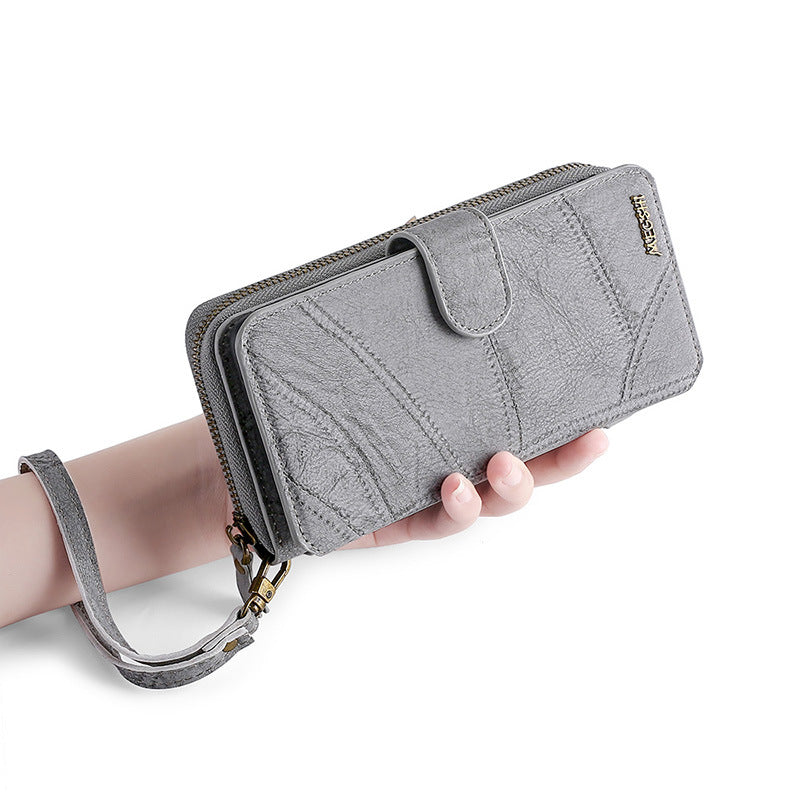 Funda cartera con tapa y tarjetero para iPhone