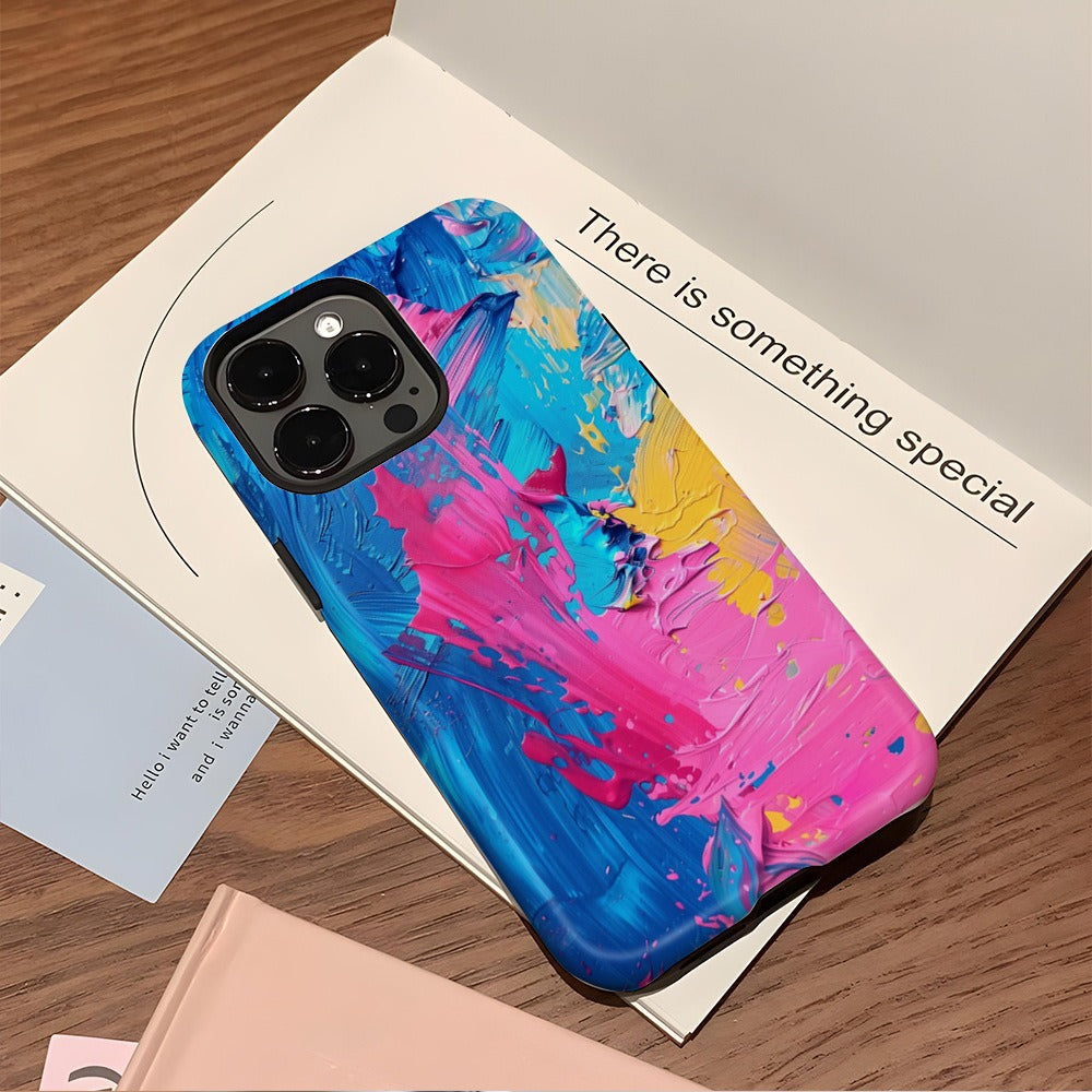 Funda rígida para iPhone con diseño pictórico 838/839