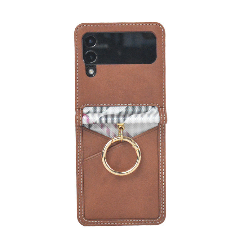 Funda tipo cartera en PU para teléfono plegable