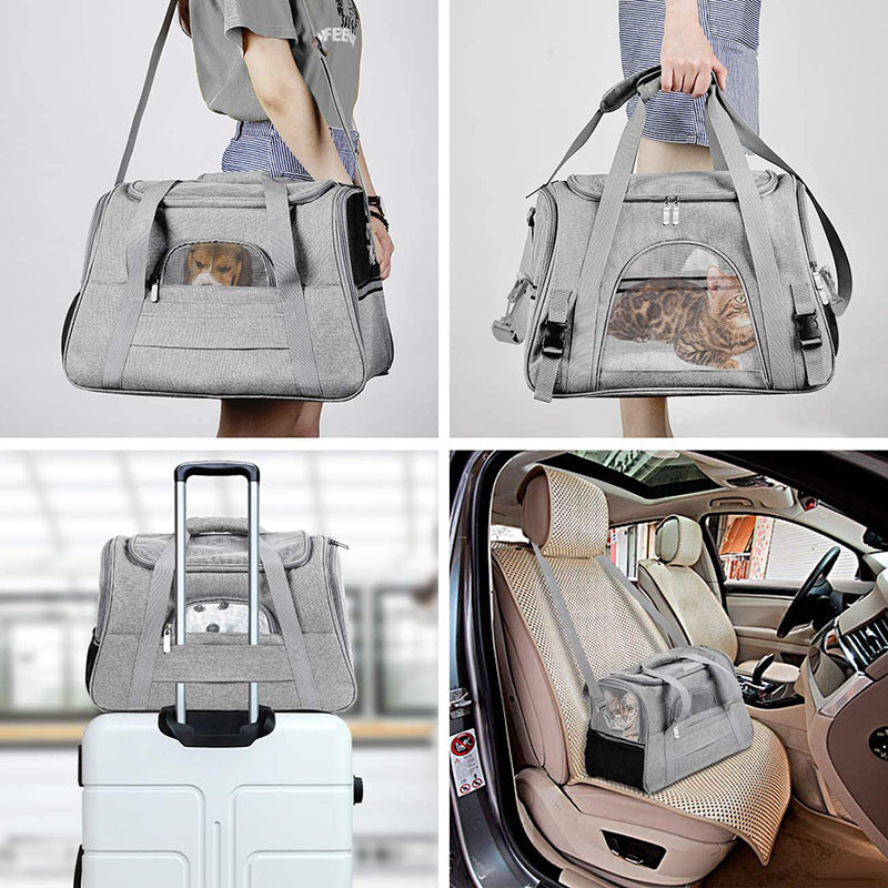 Bolso transportín portátil para mascotas