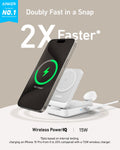 MagGo Wireless Charging Station Foldable 3-in-1