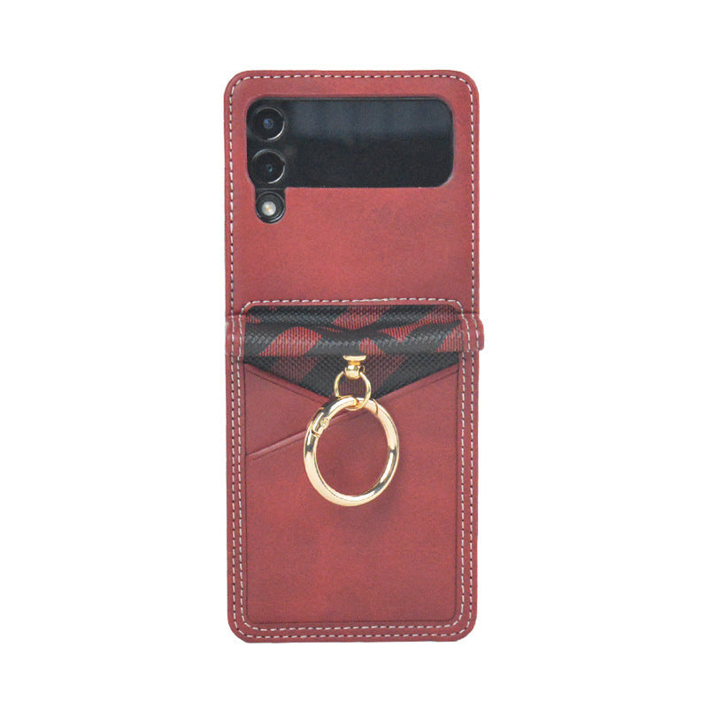 Funda tipo cartera en PU para teléfono plegable
