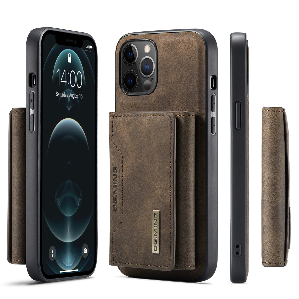 Funda para iPhone con tarjetero magnético desmontable