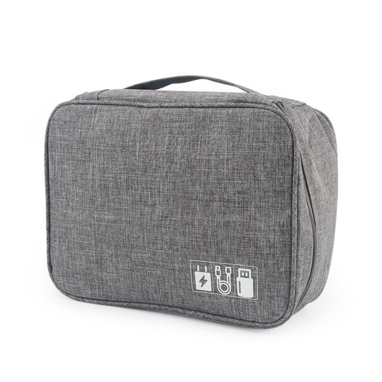 Estuche organizador de cables de 24,5 × 18 × 10 cm
