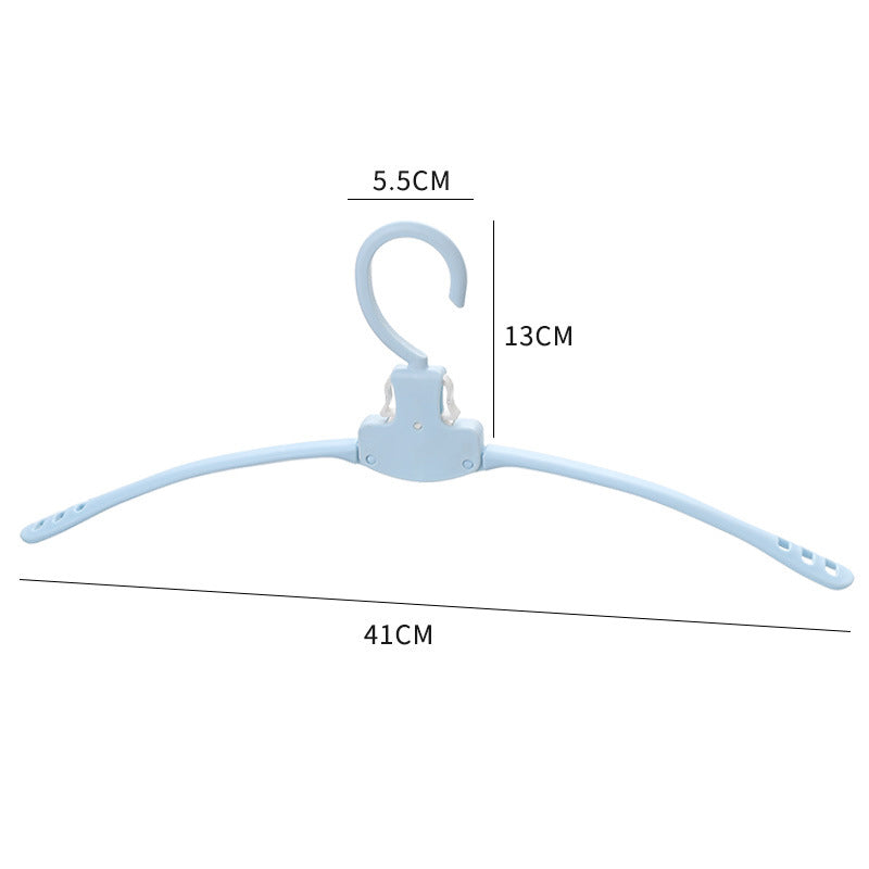 Percha plegable de plástico para viaje