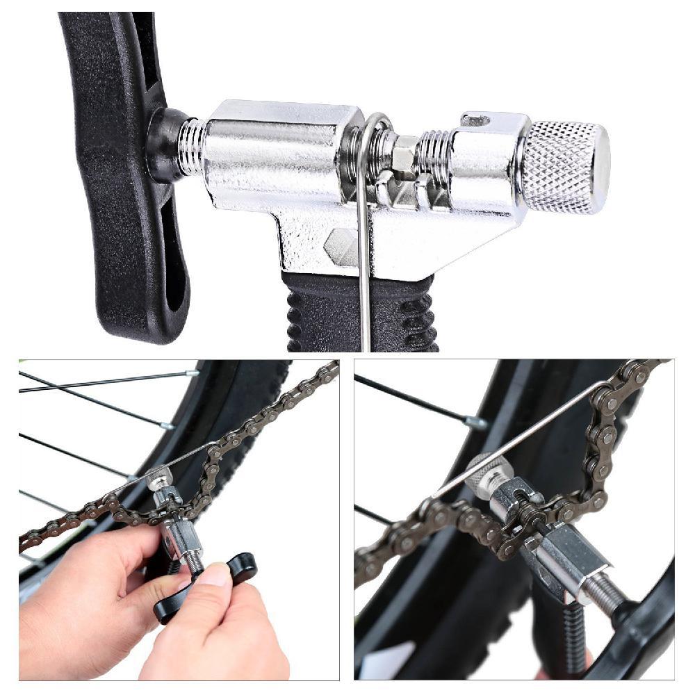 Herramientas para mantenimiento de cadenas de bicicleta