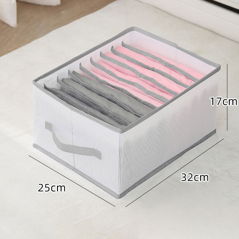 Organizador plegable de ropa con 7, 9 o 12 compartimentos