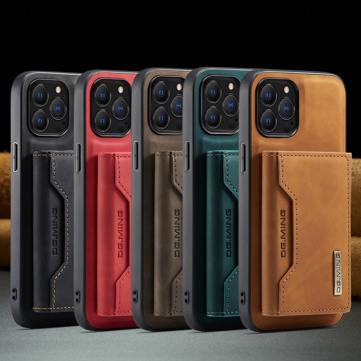 Funda para iPhone con tarjetero magnético desmontable