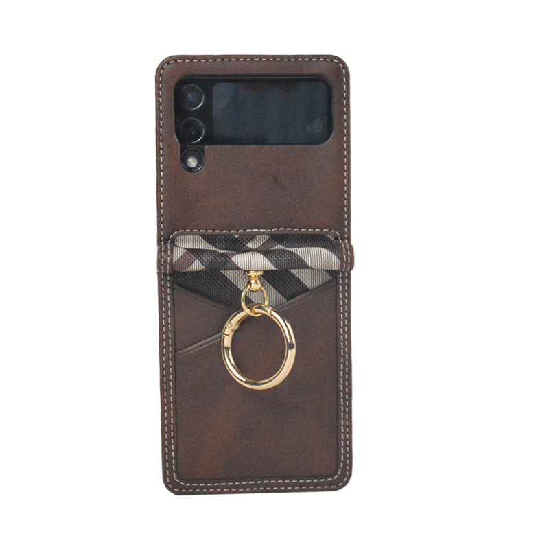 Funda tipo cartera en PU para teléfono plegable