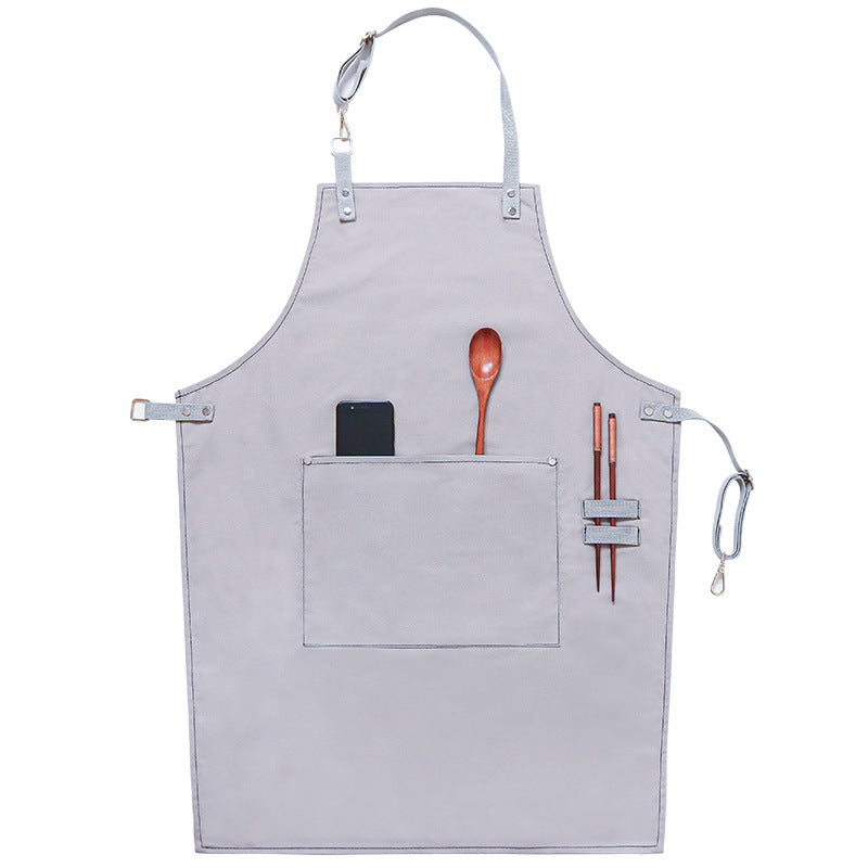 Delantal de cocina sin mangas en tres colores