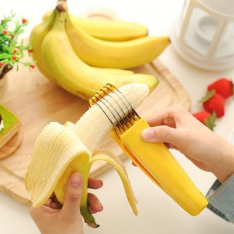 Cortador de plátanos, frutas y salchichas