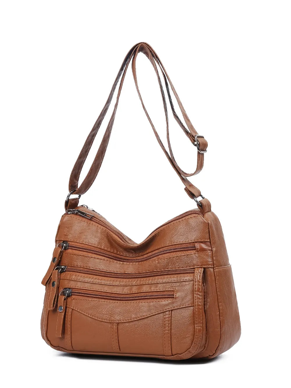 Bolso bandolera con varios compartimentos de 26 × 18 × 9 cm