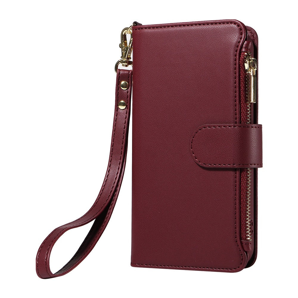 Funda tipo cartera con tapa para iPhone en PU