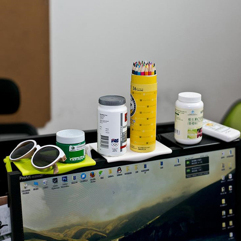Repisa organizadora para monitor