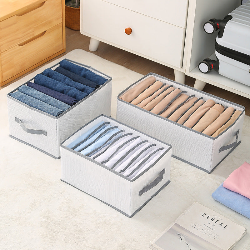 Organizador plegable de ropa con 7, 9 o 12 compartimentos