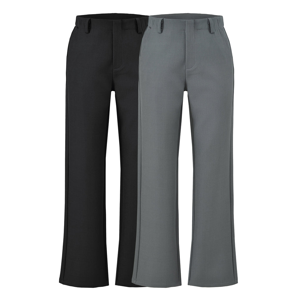 Pantalón de vestir de pierna ancha — largo regular o extendido