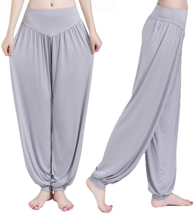 Pantalón deportivo holgado tipo bombacho para mujer